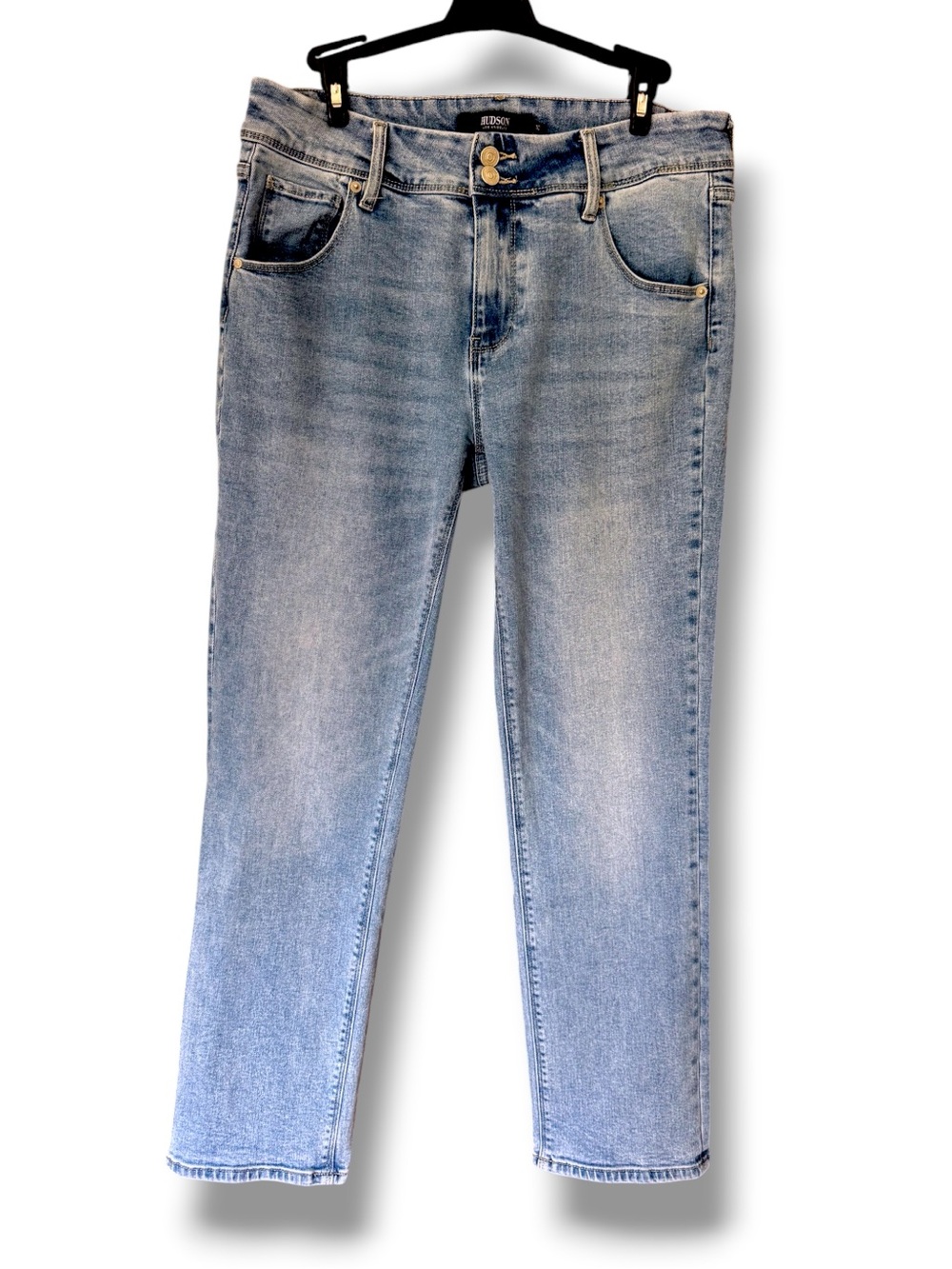 Hudson Midrise Straight Leg Jeans Size 10 Excellent Condition